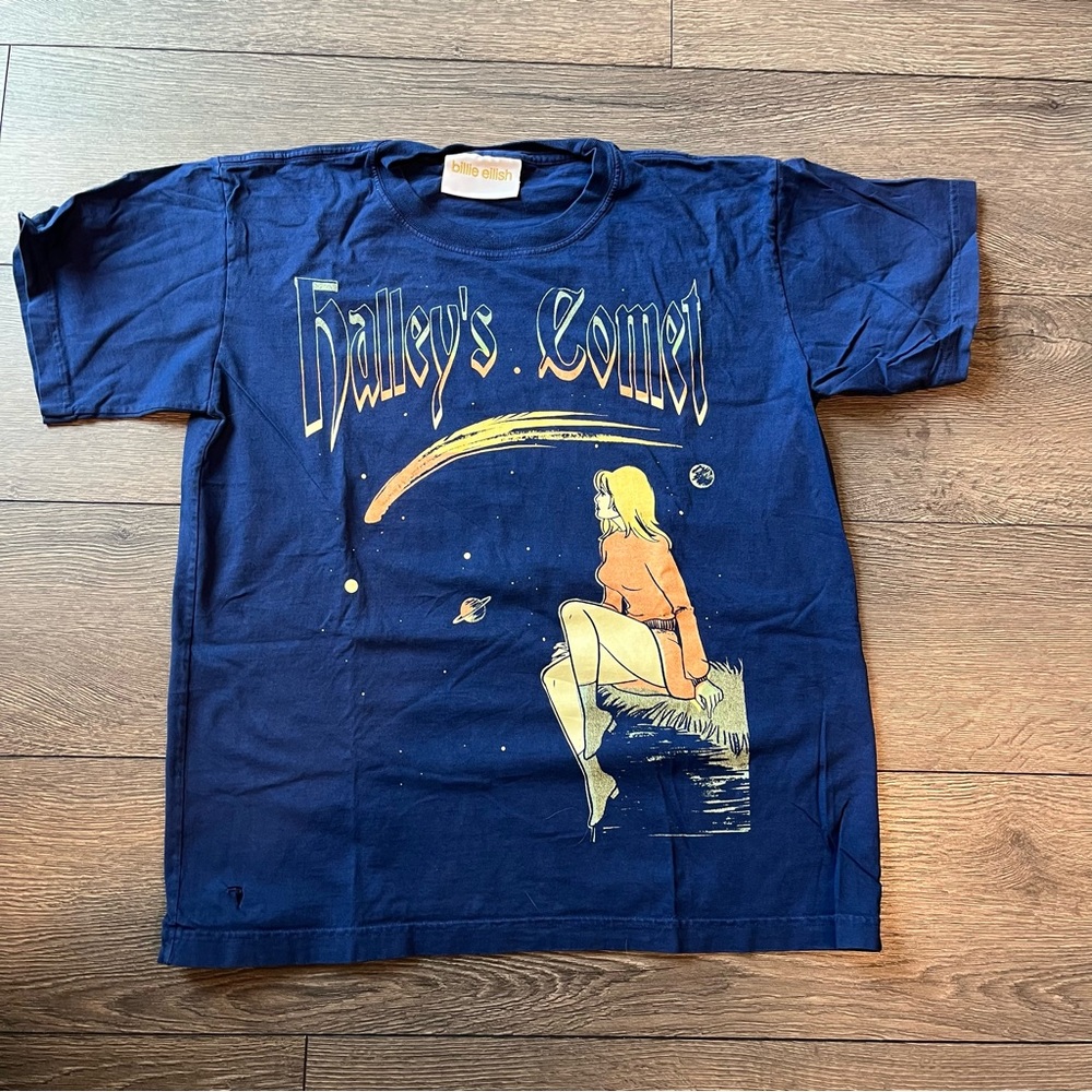 Billie Eilish “Halley’s Comet” Tee (Size M, small hole pictured)